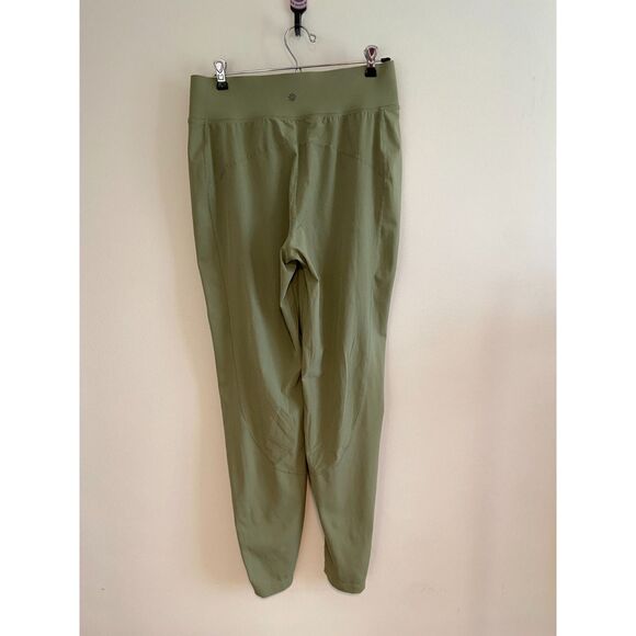 Athleta Run with it Pants in Eucalyptus Green Size MED TALL - Picture 5 of 8